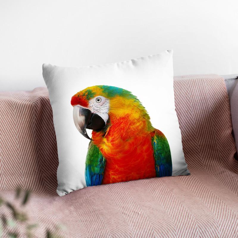 Parrot1 Throw Pillow By Little Pitti