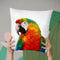 Parrot 1 Throw Pillow By Little Pitti