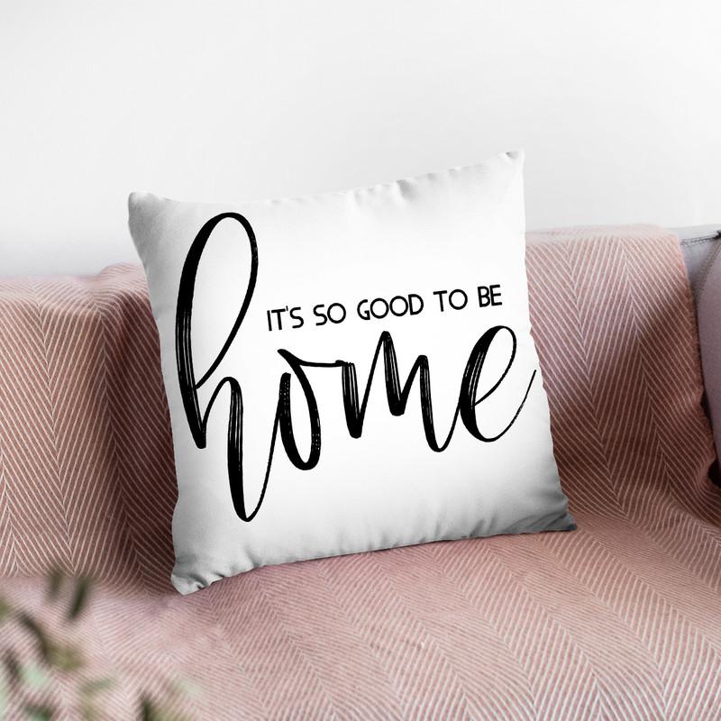 It'S Good To Be Throw Pillow By Little Pitti