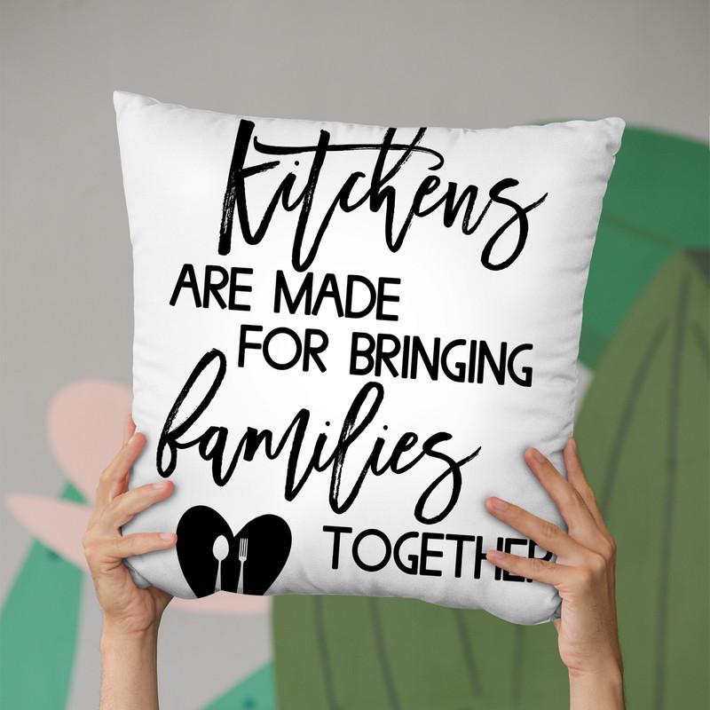 Kitches Are Made For Throw Pillow By Little Pitti