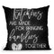 Kitches Are Made For Chalk Throw Pillow By Little Pitti