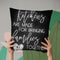 Kitches Are Made For Chalk Throw Pillow By Little Pitti