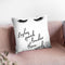 Lashes Throw Pillow By Little Pitti