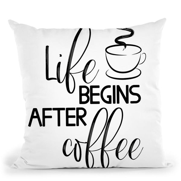 Life Begins Throw Pillow By Little Pitti