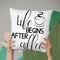 Life Begins Throw Pillow By Little Pitti