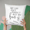 Life Isn'T Perfect Throw Pillow By Little Pitti