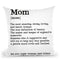Mom Quote Throw Pillow By Little Pitti