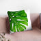 Monstera Ii Throw Pillow By Little Pitti
