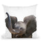 Baby Elephant Throw Pillow By Little Pitti