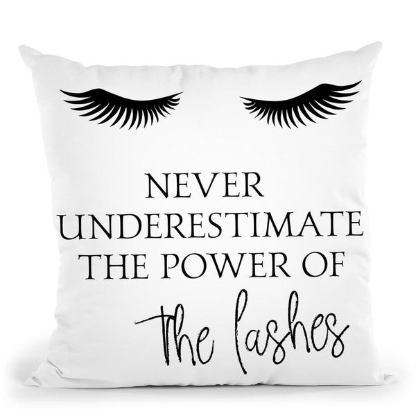 Never Underestimate Throw Pillow By Little Pitti