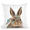 Boho Rabbit Throw Pillow By Little Pitti