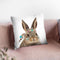 Boho Rabbit Throw Pillow By Little Pitti