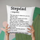 Stepdad Quote Throw Pillow By Little Pitti