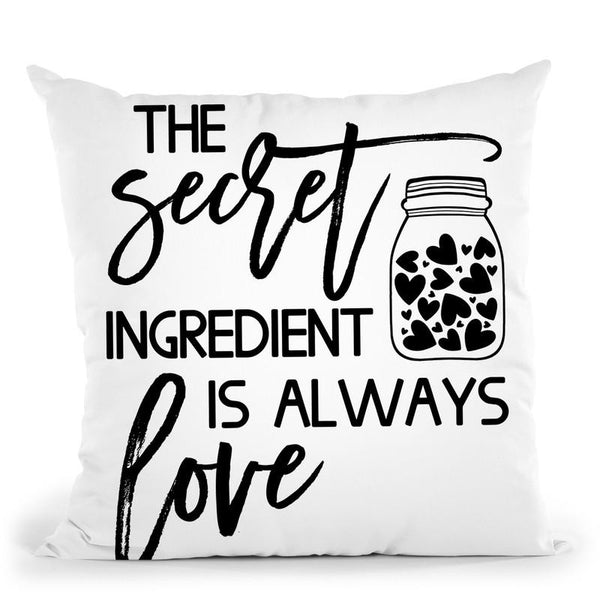 The Secret Ingredient Throw Pillow By Little Pitti