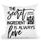 The Secret Ingredient Throw Pillow By Little Pitti