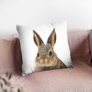 Rabbit Lp Throw Pillow By Little Pitti