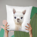 Baby Llama Throw Pillow By Little Pitti