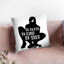 Be Brave Throw Pillow By Little Pitti