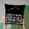 Be Yourself Black Throw Pillow By Little Pitti