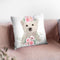 Flower Baby Bear Throw Pillow By Little Pitti