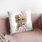 Flower Baby Cheetah Throw Pillow By Little Pitti
