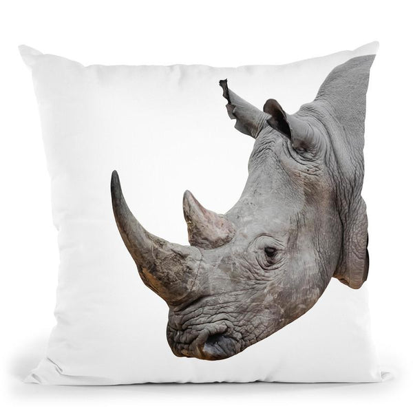 Rhino Throw Pillow By Little Pitti
