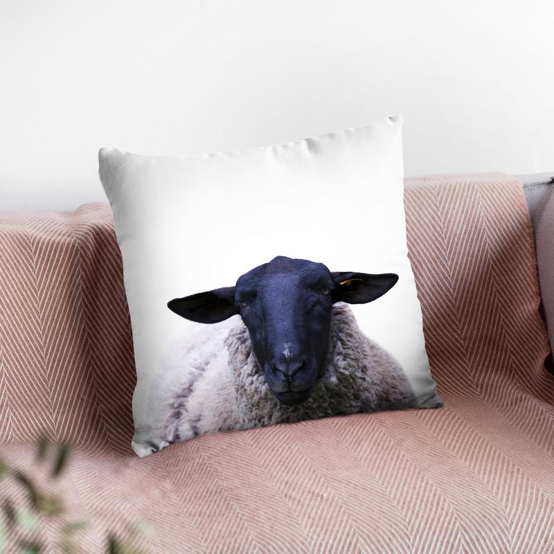 Sheep Throw Pillow By Little Pitti
