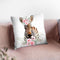 Flower Baby Zebra Throw Pillow By Little Pitti