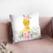Flower Duckling Throw Pillow By Little Pitti