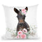 Flower Foal Throw Pillow By Little Pitti