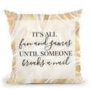 Fun And Games Throw Pillow By Little Pitti