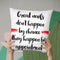 Great Nails Throw Pillow By Little Pitti