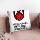 Great Power I Throw Pillow By Little Pitti