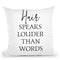 Hair Speaks Throw Pillow By Little Pitti