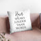 Hair Speaks Throw Pillow By Little Pitti