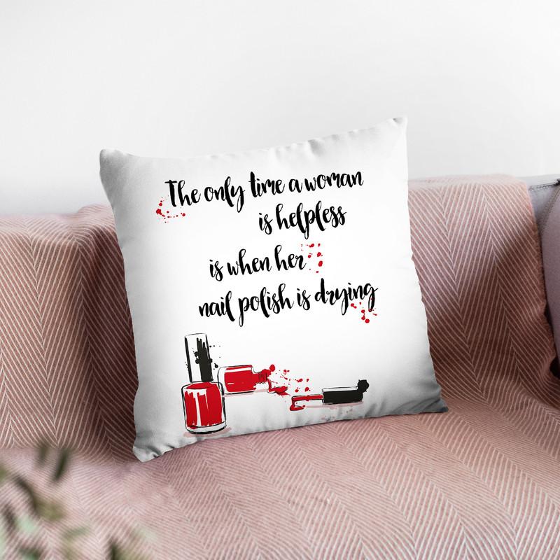 Helpless Throw Pillow By Little Pitti