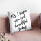 Hope You Feel Beautiful Throw Pillow By Little Pitti