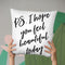 Hope You Feel Beautiful Throw Pillow By Little Pitti