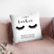 I Do Lashes Throw Pillow By Little Pitti