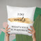I Do Nails Throw Pillow By Little Pitti