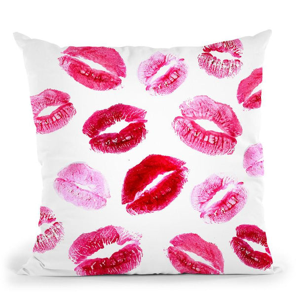 Kisses Ii Throw Pillow By Little Pitti