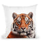 Tiger Lp Throw Pillow By Little Pitti