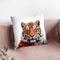 Tiger Lp Throw Pillow By Little Pitti