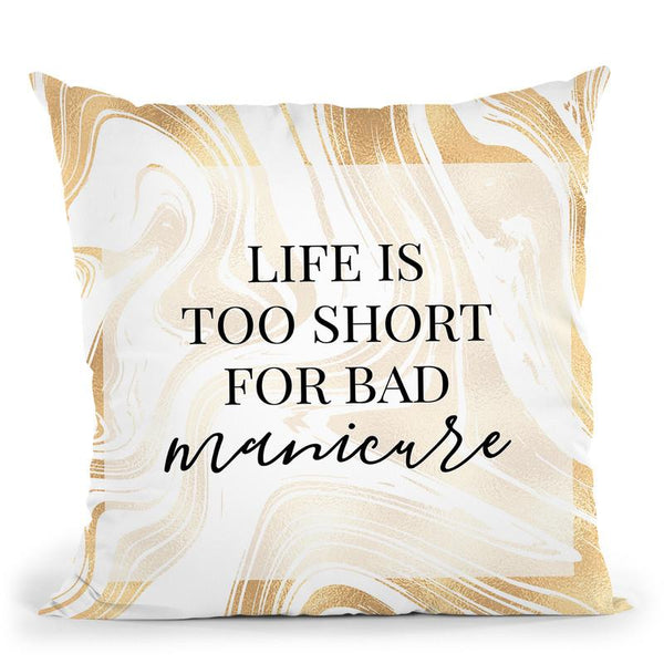 Life Is Tooort Throw Pillow By Little Pitti