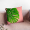 Monstera Leaf Throw Pillow By Little Pitti