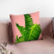 Monstera Leaves Throw Pillow By Little Pitti