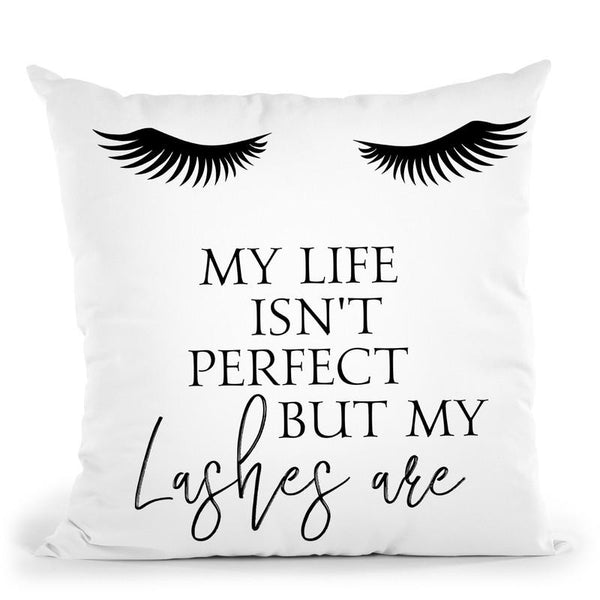 My Life Isn'T Perfect Throw Pillow By Little Pitti
