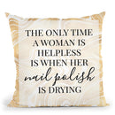 Nail Polish Throw Pillow By Little Pitti