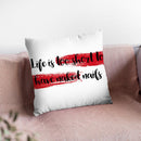 Naked Nails Throw Pillow By Little Pitti