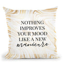 Nothing Improves Your Mood Throw Pillow By Little Pitti